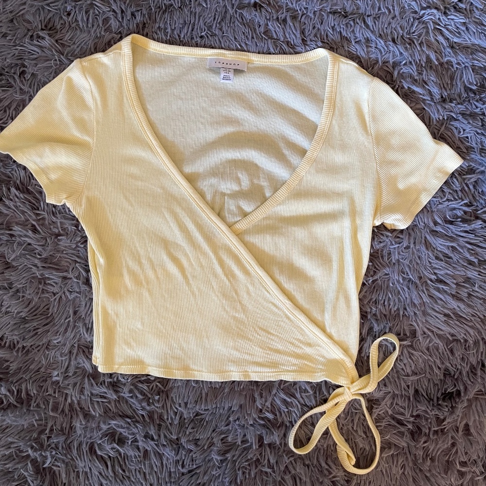 TOPSHOP Side Tie Top